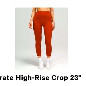 LuluLemon Invigorate High Rise Crop 23”